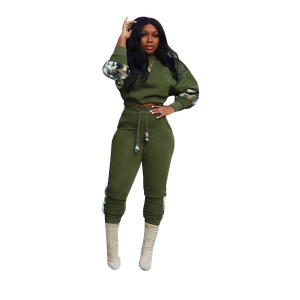 two piece dress camouflage spliced fashion lady sports suit o-neck pullovers and long pants 2 set casual tracksuit outfit, White
two piece dress camouflage spliced fashion lady sports suit o-neck pullovers and long pants 2 set casual tracksuit outfit, White
