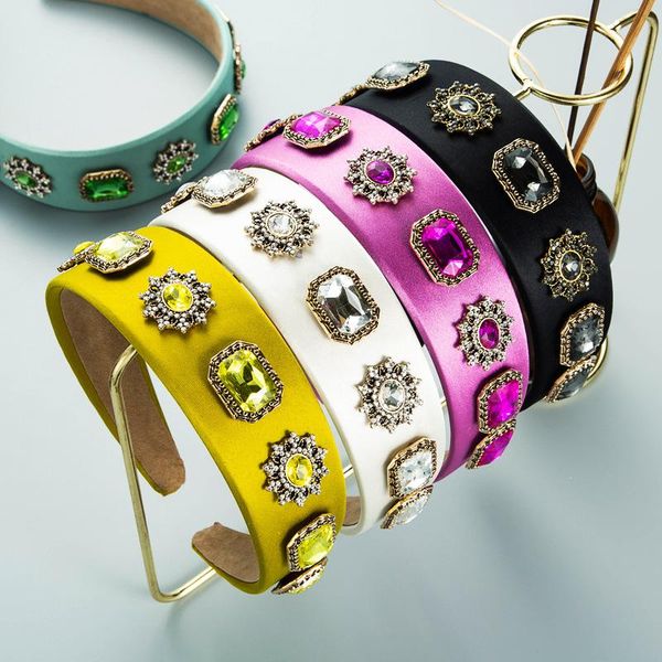 vintage baroque style crystal rhinestone headbands for women cute metal geometric hairband tiaras wedding hair accessories black, Silver
vintage baroque style crystal rhinestone headbands for women cute metal geometric hairband tiaras wedding hair accessories black, Silver
