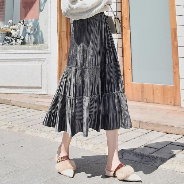skirts velvet pleated skirt long corduroy women autumn winter korean japan vintage loose slim streetwear harajuku plus size, Black
skirts velvet pleated skirt long corduroy women autumn winter korean japan vintage loose slim streetwear harajuku plus size, Black