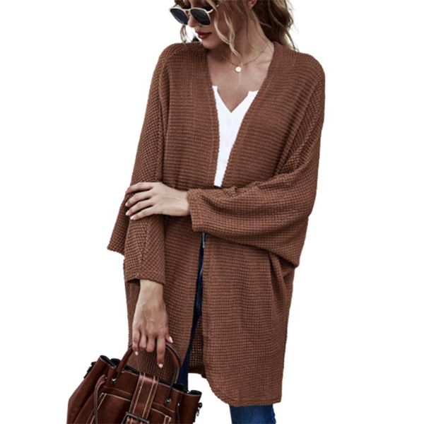 women's jackets women 2021 casual loose knit cardigan jacket long full v-neck batwing sleeve multiple colour for womens coat, Black;brown
women's jackets women 2021 casual loose knit cardigan jacket long full v-neck batwing sleeve multiple colour for womens coat, Black;brown