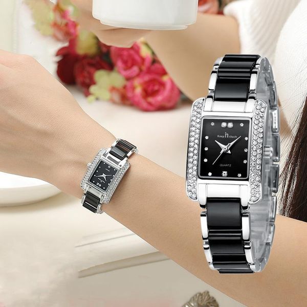wristwatches square women watch fashion elegant casual female bracelet quartz rhinestone diamond wrist drop 2021, Slivery;brown
wristwatches square women watch fashion elegant casual female bracelet quartz rhinestone diamond wrist drop 2021, Slivery;brown