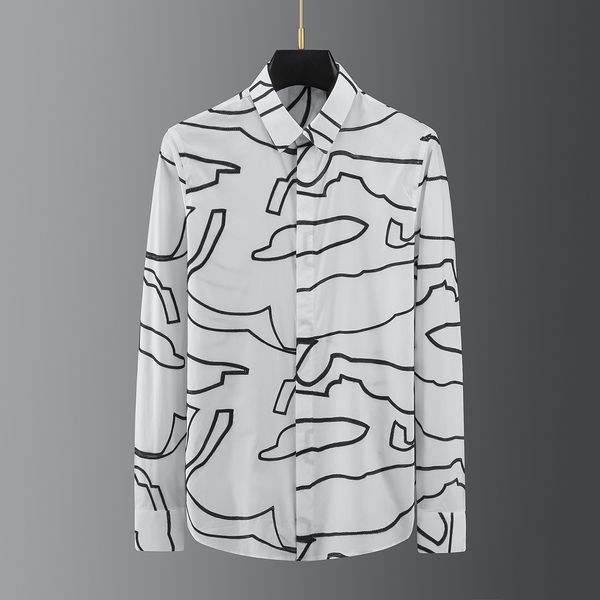 business shirt deluxe and geometric body irregular embroidery long sleeve pure cotton slim for men, White;black
business shirt deluxe and geometric body irregular embroidery long sleeve pure cotton slim for men, White;black