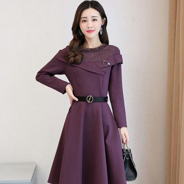 casual dresses women's clothing 2021 autumn fashion long-sleeved slim lace dress slimming women, Black;gray
casual dresses women's clothing 2021 autumn fashion long-sleeved slim lace dress slimming women, Black;gray