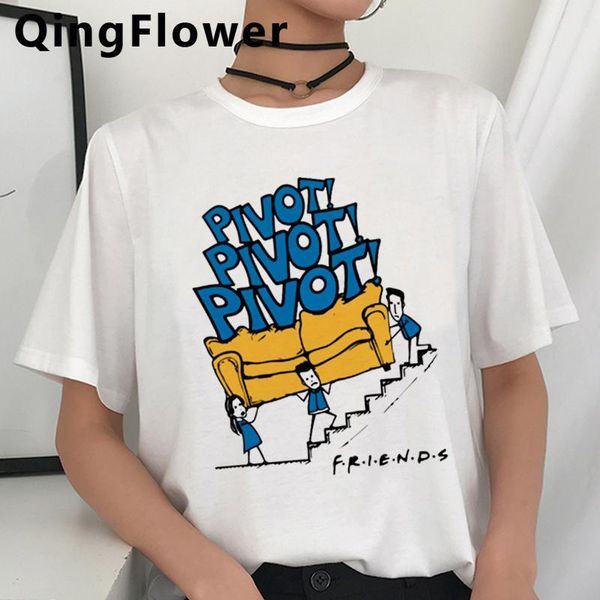 women's t-shirt friends tv show tshirt female tumblr 2021 couple streetwear vintage clothes, White
women's t-shirt friends tv show tshirt female tumblr 2021 couple streetwear vintage clothes, White