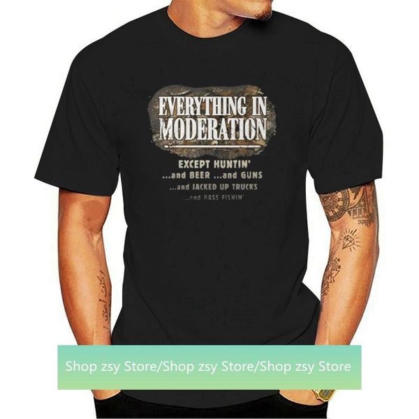 men's t-shirts everything in moderation t shirt except for beer guns hunting(1), White;black
men's t-shirts everything in moderation t shirt except for beer guns hunting(1), White;black