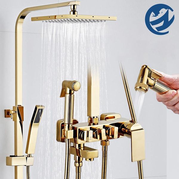 thermostatic golden shower faucets bathroom mixer faucet bidet rainfall set spray gun sets
thermostatic golden shower faucets bathroom mixer faucet bidet rainfall set spray gun sets