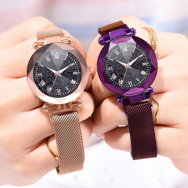 wristwatches est luxury magnetic starry sky women female clock watch womens watches quartz dress ladies wrist relogio feminino, Slivery;brown
wristwatches est luxury magnetic starry sky women female clock watch womens watches quartz dress ladies wrist relogio feminino, Slivery;brown