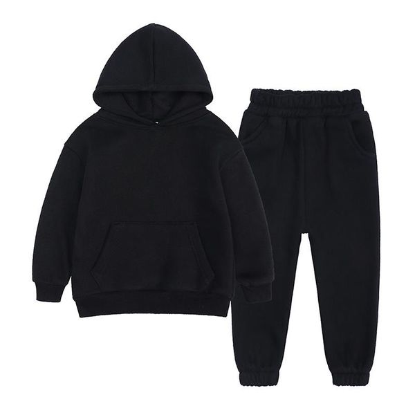 hoodies & sweatshirts 2pcs baby solid casual basic sweatshirt set thick kids children soft cotton hodded clothes toddler autumn winter +, Black
hoodies & sweatshirts 2pcs baby solid casual basic sweatshirt set thick kids children soft cotton hodded clothes toddler autumn winter +, Black