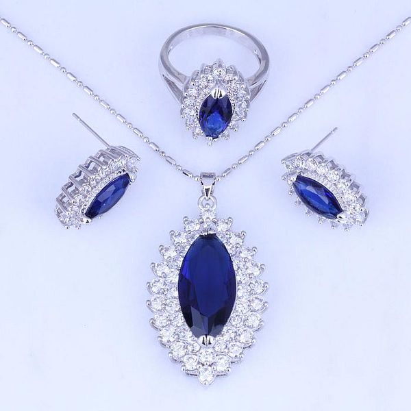 earrings & necklace love monologue exquisite eye shaped blue crystal cubic zirconia silver color jewelry sets rings size 7 / 8 9 h0253
earrings & necklace love monologue exquisite eye shaped blue crystal cubic zirconia silver color jewelry sets rings size 7 / 8 9 h0253