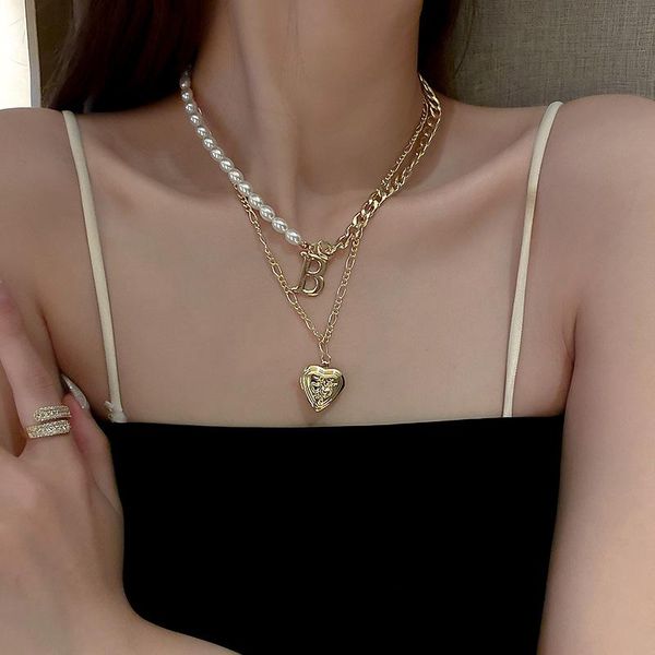 pendant necklaces gold color alphabet letters love heart necklace pearl beaded chokers fashion jewelry gift for women bijoux, Silver
pendant necklaces gold color alphabet letters love heart necklace pearl beaded chokers fashion jewelry gift for women bijoux, Silver