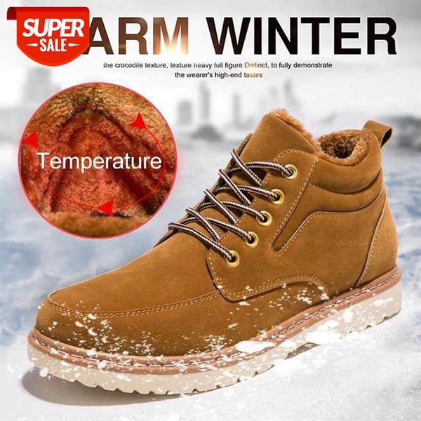 warm winter men boots leather ankle boots men winter work shoes fur snow outdoor walking mans footwear zapatillas homb #g31k, Black
warm winter men boots leather ankle boots men winter work shoes fur snow outdoor walking mans footwear zapatillas homb #g31k, Black