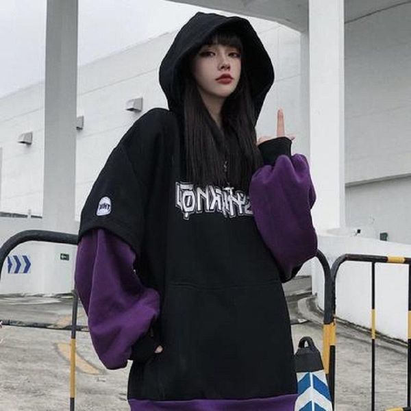 women's hoodies & sweatshirts women simple all-match letter printed leisure oversize pullovers warm loose streetwear clothes para hous, Black
women's hoodies & sweatshirts women simple all-match letter printed leisure oversize pullovers warm loose streetwear clothes para hous, Black
