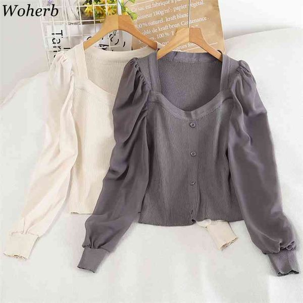 chiffon puff sleeve patch thin knitwear women fashion casual korean chic pullover knit sueter mujer 210519, White
chiffon puff sleeve patch thin knitwear women fashion casual korean chic pullover knit sueter mujer 210519, White