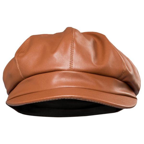 visors retro navy beret pu hat adjustable octagonal peaked caps women autumn winter fashion french elegance, Blue;gray
visors retro navy beret pu hat adjustable octagonal peaked caps women autumn winter fashion french elegance, Blue;gray