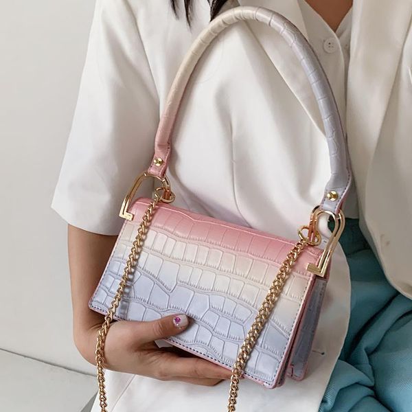 stone pattern colorful baguette shoulder bags for women 2021 chain pu leather fashion handbags purse designer hand
stone pattern colorful baguette shoulder bags for women 2021 chain pu leather fashion handbags purse designer hand