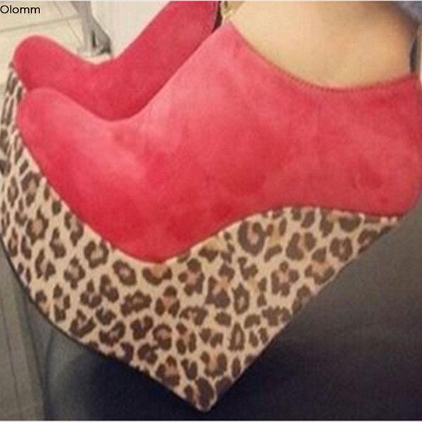 olomm arrival women platform pumps wedges high heels round toe gorgeous red party shoes plus us size 5-15 dress, Black
olomm arrival women platform pumps wedges high heels round toe gorgeous red party shoes plus us size 5-15 dress, Black