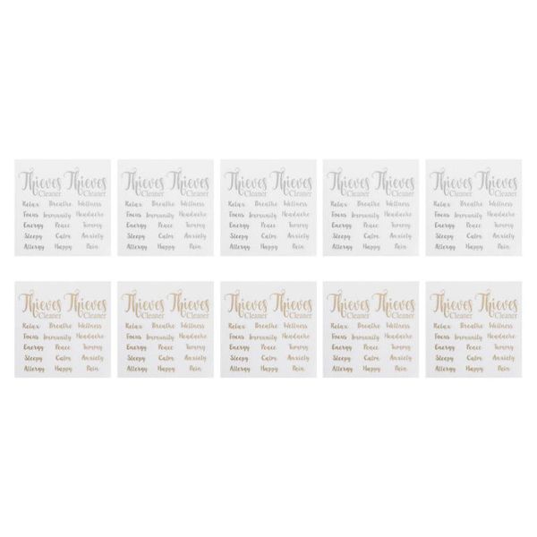 storage bottles & jars 10 sheets essential oil labels adhesive bottle stickers markers