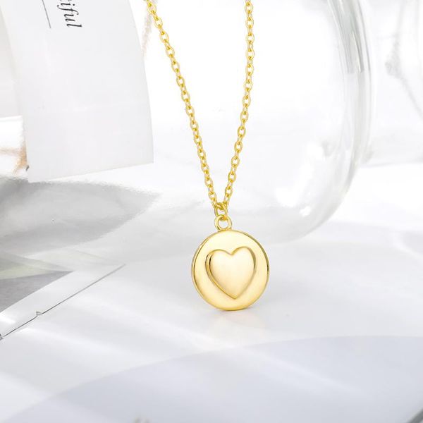pendant necklaces gold silver color love heart necklace for women men disc couple jewelry stainless steel chain thanksgiving gift
pendant necklaces gold silver color love heart necklace for women men disc couple jewelry stainless steel chain thanksgiving gift