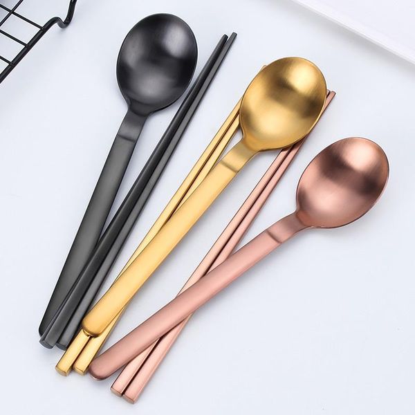 chopsticks 1pc cutlery set high-grade stainless steel spoon fork student portable tableware travel outdoor dinnerware
chopsticks 1pc cutlery set high-grade stainless steel spoon fork student portable tableware travel outdoor dinnerware