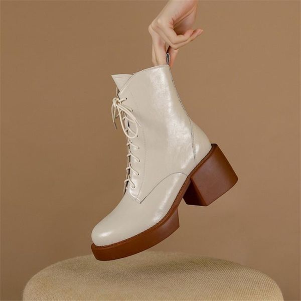 boots 2021 autumn women round toe thick heel zip lace up short split leather fashion platform handmade female, Black
boots 2021 autumn women round toe thick heel zip lace up short split leather fashion platform handmade female, Black