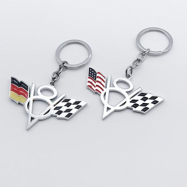 keychains car keychain metal united states usa germany racing flag silvery v8 emblem badge good quality gift keyring auto accessories, Silver
keychains car keychain metal united states usa germany racing flag silvery v8 emblem badge good quality gift keyring auto accessories, Silver
