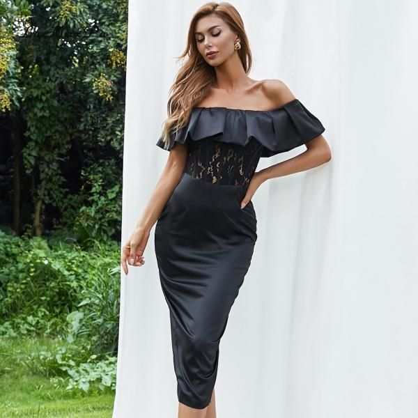 casual dresses cy summer off the shoulder satin dress lace evening party open fork nightclub fashion celebrity cosutme beanutful, Black;gray
casual dresses cy summer off the shoulder satin dress lace evening party open fork nightclub fashion celebrity cosutme beanutful, Black;gray