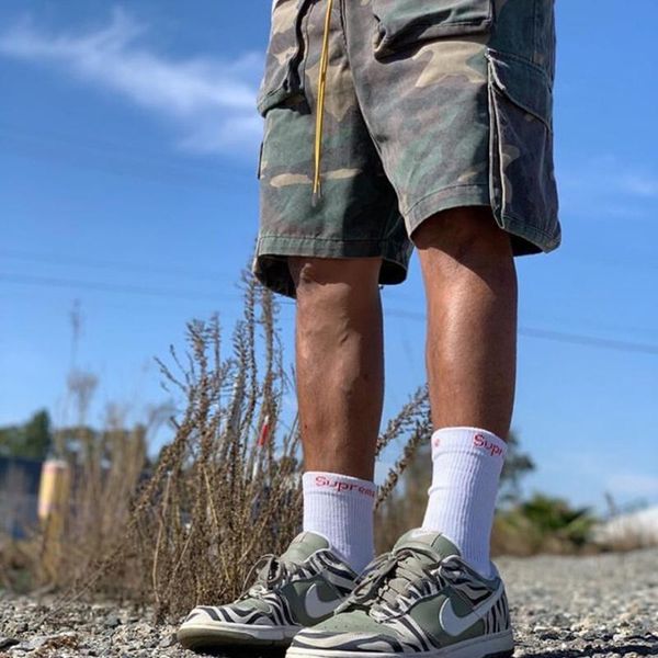 cargo shorts american retro men women high street camouflage military style multi-pocket tooling men's, White;black
cargo shorts american retro men women high street camouflage military style multi-pocket tooling men's, White;black