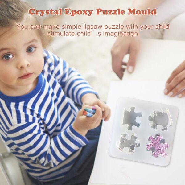 craft tools 4pcs/set puzzle piece gemstone crystal epoxy resin mold diy jewelry pendant making clear silicone mould
craft tools 4pcs/set puzzle piece gemstone crystal epoxy resin mold diy jewelry pendant making clear silicone mould