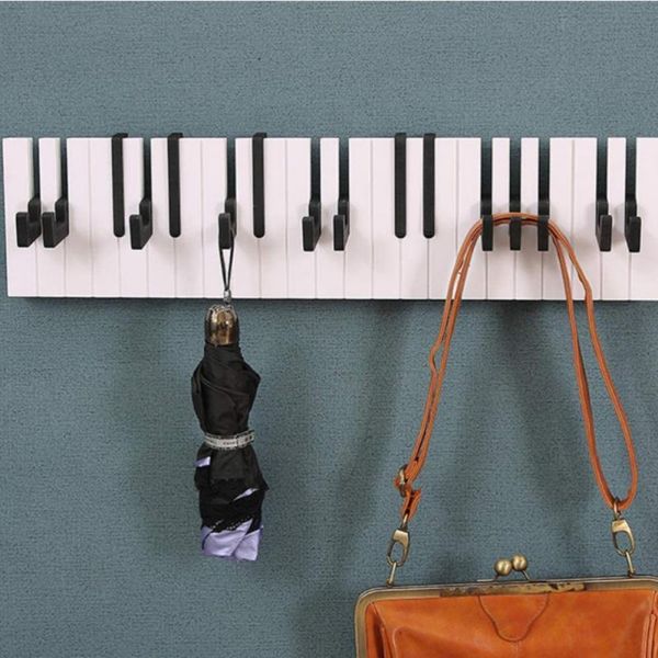 hooks & rails wall-mounted design piano keyboard hook hanger wooden clothes simple creative practical
hooks & rails wall-mounted design piano keyboard hook hanger wooden clothes simple creative practical