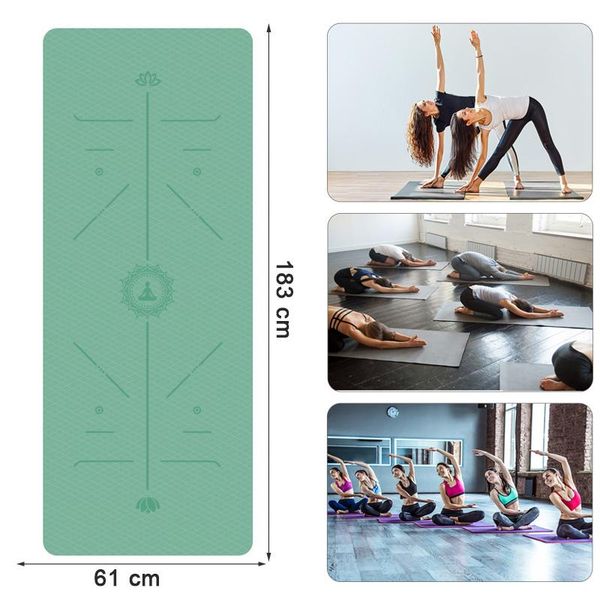 1830*610*6mm eva yoga mat with position line non slip carpet for beginner environmental fitness gymnastics mats
1830*610*6mm eva yoga mat with position line non slip carpet for beginner environmental fitness gymnastics mats