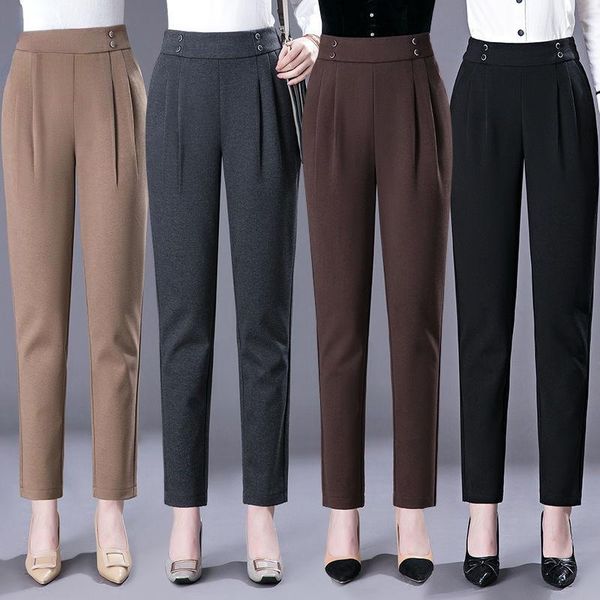women's pants & capris women casual autumn winter plus size trousers solid high waist full length harem pantalon femme x850, Black;white
women's pants & capris women casual autumn winter plus size trousers solid high waist full length harem pantalon femme x850, Black;white