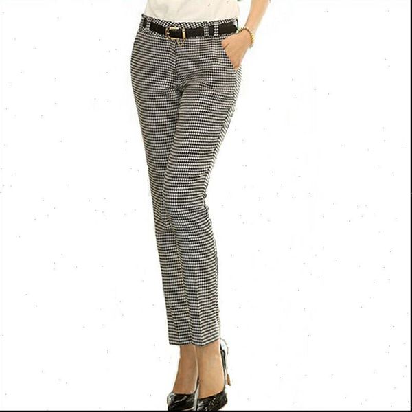 spring women pant summer autumn slim casual pants work wear career houndstooth straight pencil trousers female, Black;white
spring women pant summer autumn slim casual pants work wear career houndstooth straight pencil trousers female, Black;white