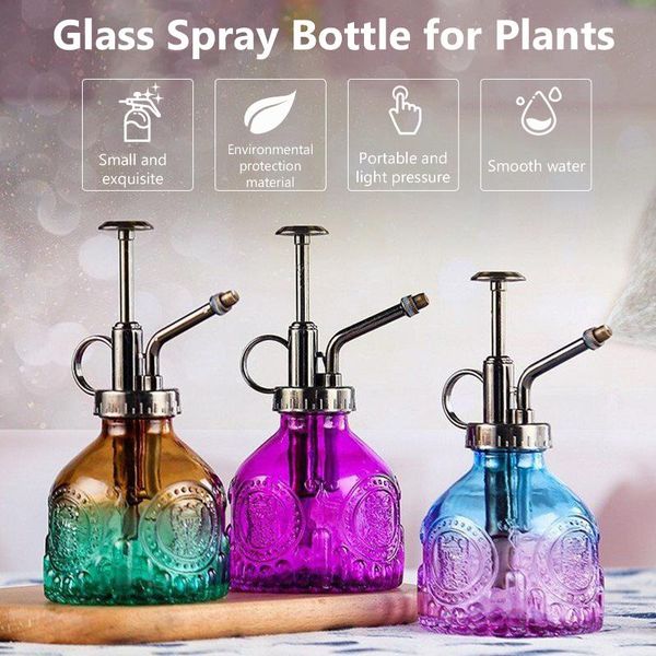 watering equipments retro glass spray bottle for plants plant mister flower water can 200ml
watering equipments retro glass spray bottle for plants plant mister flower water can 200ml
