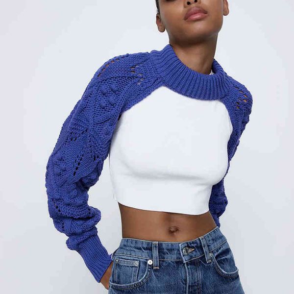 za women fashion arm warmers knitted sweater vintage o-neck long sleeve female pullovers chic 210422, White;black
za women fashion arm warmers knitted sweater vintage o-neck long sleeve female pullovers chic 210422, White;black