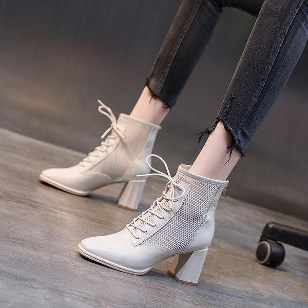 boots thin net red women's british style summer 2021 thick heel hollow mesh fashion cool, Black
boots thin net red women's british style summer 2021 thick heel hollow mesh fashion cool, Black