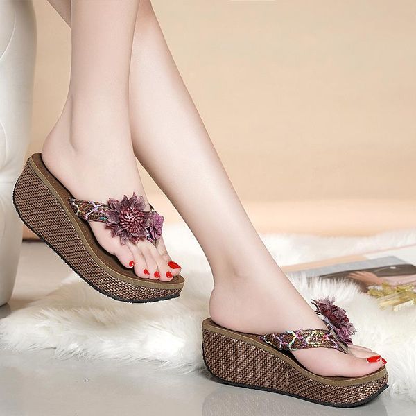 slippers flower rubber flip flops med on a wedge hawaiian cotton fabric pu floral fab, Black
slippers flower rubber flip flops med on a wedge hawaiian cotton fabric pu floral fab, Black