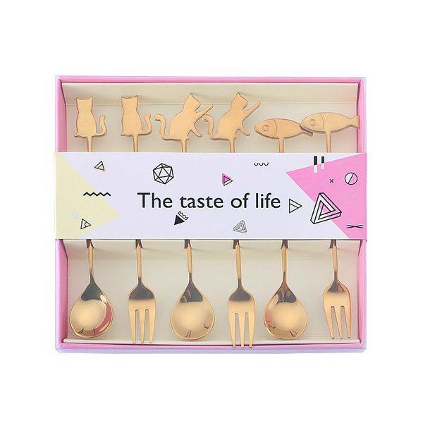 spoons mini tableware set creativity with stainless steel gold cutlery dessert tea lovely animal spoon handle for kawaii kitchen
spoons mini tableware set creativity with stainless steel gold cutlery dessert tea lovely animal spoon handle for kawaii kitchen