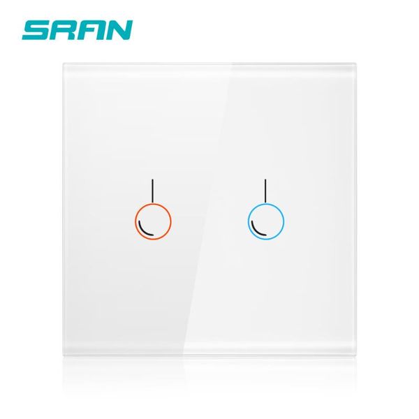 smart home control sran eu wall sensor switch,170-220v white/black crystal glass panel with led indicator 86mm*86mm 2gang 1way touch switch
smart home control sran eu wall sensor switch,170-220v white/black crystal glass panel with led indicator 86mm*86mm 2gang 1way touch switch