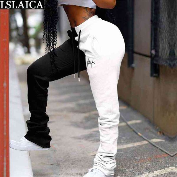 high waist pants two color patchwork pocket lacing up casual long women fashion elegant streetwear plus size pant 210515, Black;white
high waist pants two color patchwork pocket lacing up casual long women fashion elegant streetwear plus size pant 210515, Black;white