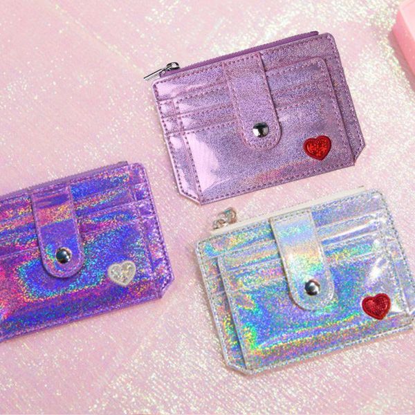 card holders cpdd holographic wallet id money holder pocket case business driver's license organizer for women girls, Brown;gray
card holders cpdd holographic wallet id money holder pocket case business driver's license organizer for women girls, Brown;gray