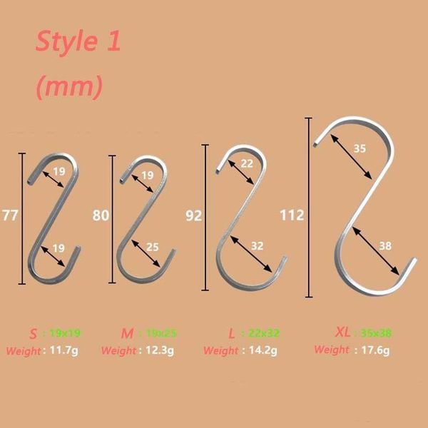 pcs stainless steel s hooks hanging clothes umbrella kitchen sundries hanger mdj998 & rails
pcs stainless steel s hooks hanging clothes umbrella kitchen sundries hanger mdj998 & rails