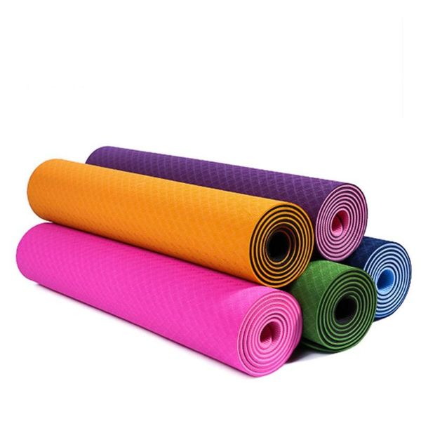 183*61*6cm 6mm tpe extra thick non-slip yoga carpet for beginner exercise pilates gymnastics fitness pads environmental mat mats
183*61*6cm 6mm tpe extra thick non-slip yoga carpet for beginner exercise pilates gymnastics fitness pads environmental mat mats