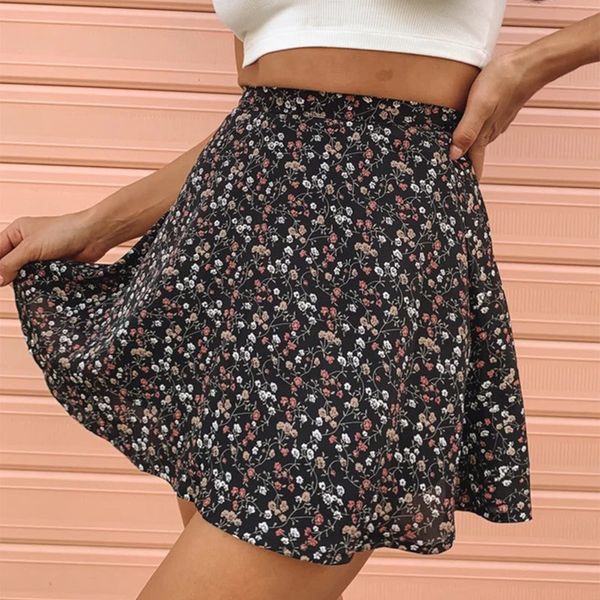 skirts summer chiffon print ruffle women's mini skirt high waist a-line pleated women short trend fashion ladies bottom 9ctj, Black
skirts summer chiffon print ruffle women's mini skirt high waist a-line pleated women short trend fashion ladies bottom 9ctj, Black