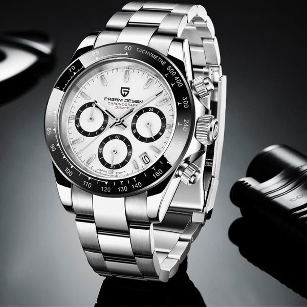 wristwatches pagani design watch men chronograph mens watches quartz for 100m waterproof relogio masculino 2021, Slivery;brown
wristwatches pagani design watch men chronograph mens watches quartz for 100m waterproof relogio masculino 2021, Slivery;brown