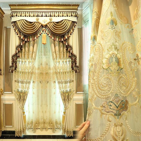 curtain & drapes european style curtains for living dining room bedroom light luxury chenille embroidery finished product customization
curtain & drapes european style curtains for living dining room bedroom light luxury chenille embroidery finished product customization