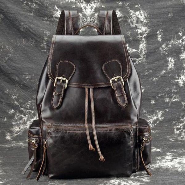 backpack vintage rucksack daypack large capacity book bag knapsack oil wax cowhide travel leather
backpack vintage rucksack daypack large capacity book bag knapsack oil wax cowhide travel leather