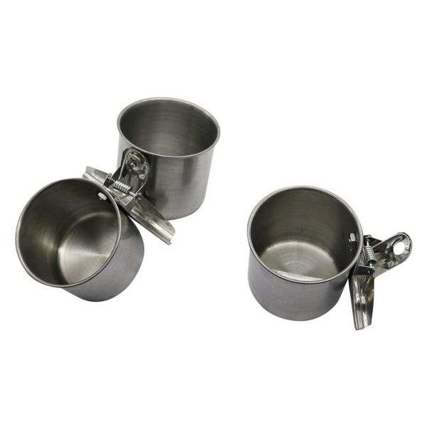 other bird supplies 1 pcs feeder cups food water feeding double with clip stainless steel parrot cage stand
other bird supplies 1 pcs feeder cups food water feeding double with clip stainless steel parrot cage stand