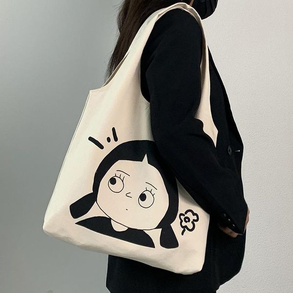 shoulder bags canvas bag female summer literary cute japanese students large capacity handbag shopping tote bolsa feminina
shoulder bags canvas bag female summer literary cute japanese students large capacity handbag shopping tote bolsa feminina