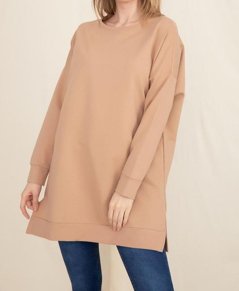 women's hoodies & sweatshirts mink color long sleeve size comfortable fit zero collar slit sweatshirt cotton s m made in turkey trend, Black
women's hoodies & sweatshirts mink color long sleeve size comfortable fit zero collar slit sweatshirt cotton s m made in turkey trend, Black
