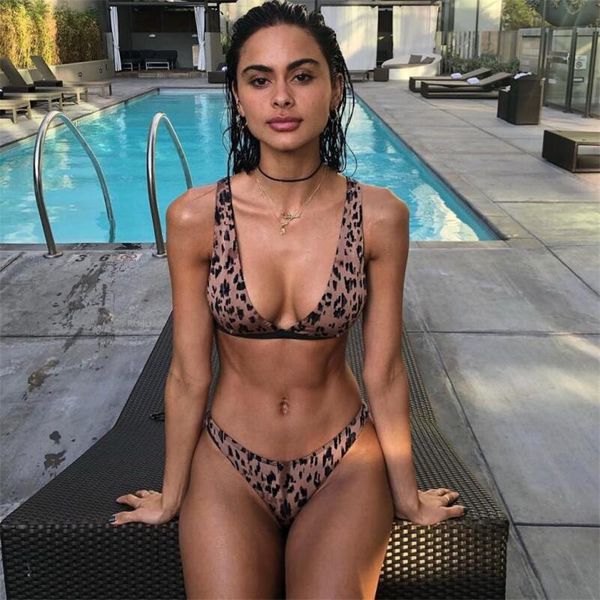 women's swimwear leopard bikini swimsuit women bikinis 2021 female biquini high cut bathing suit womens swim wear halter, White;black
women's swimwear leopard bikini swimsuit women bikinis 2021 female biquini high cut bathing suit womens swim wear halter, White;black